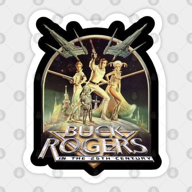 Buck Rogers 1979 In The 25th Century Sticker by cezzaneartist